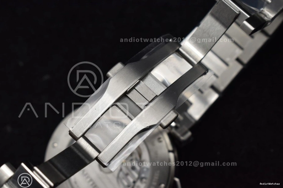 SS Made Cartier Efficient 531 BVF Genuine Pasha like the Bracelet White on 1:1 Dial Ladies 0304